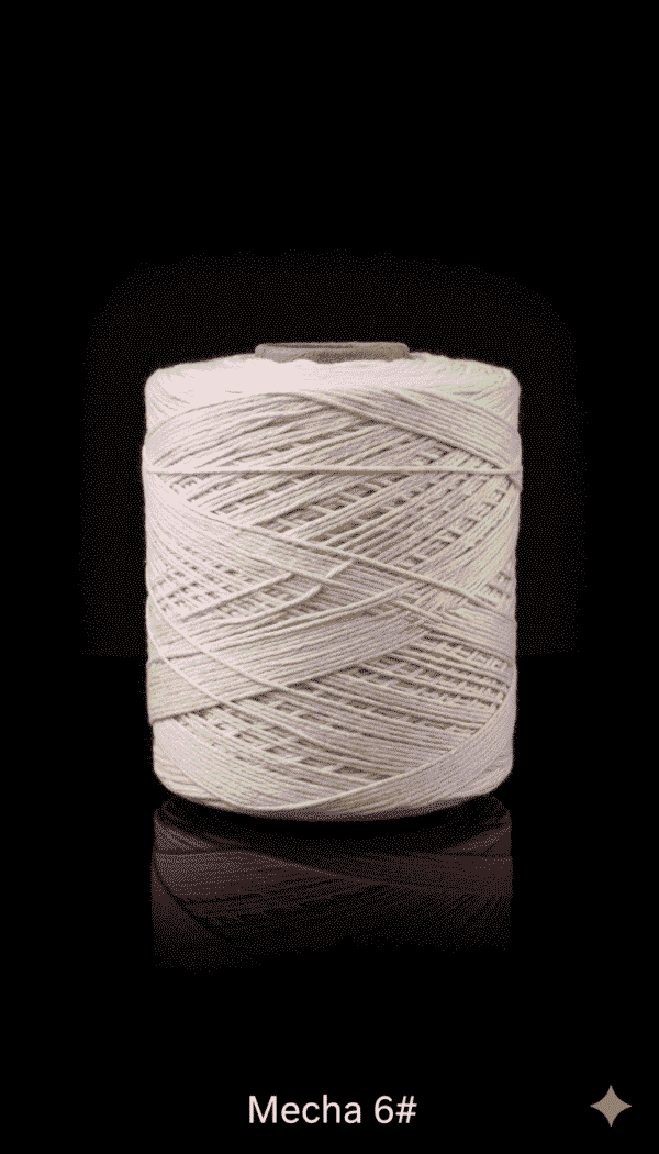 Mecha de Algodón #6 - 1 metro